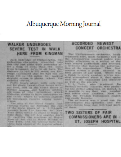 Albuquerque Morning Journal