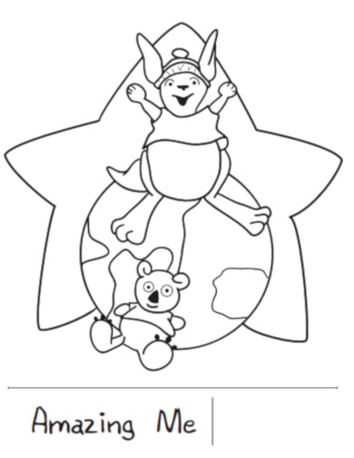 Amazing Me Coloring Pages