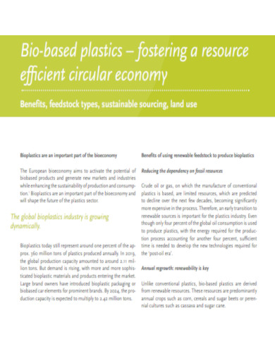 Bio based Plastics