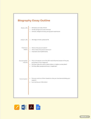 biography essay pdf