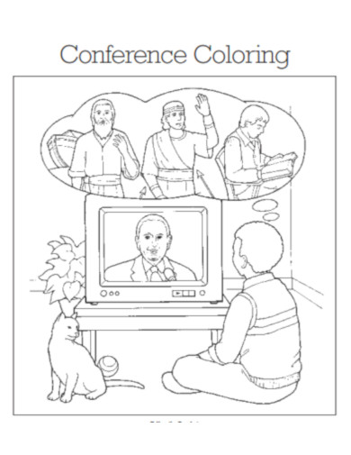 Conference Coloring Pages