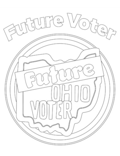 Future Voter Coloring Pages