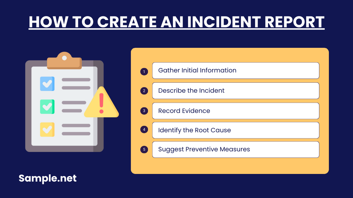 How to Create an Incident Report