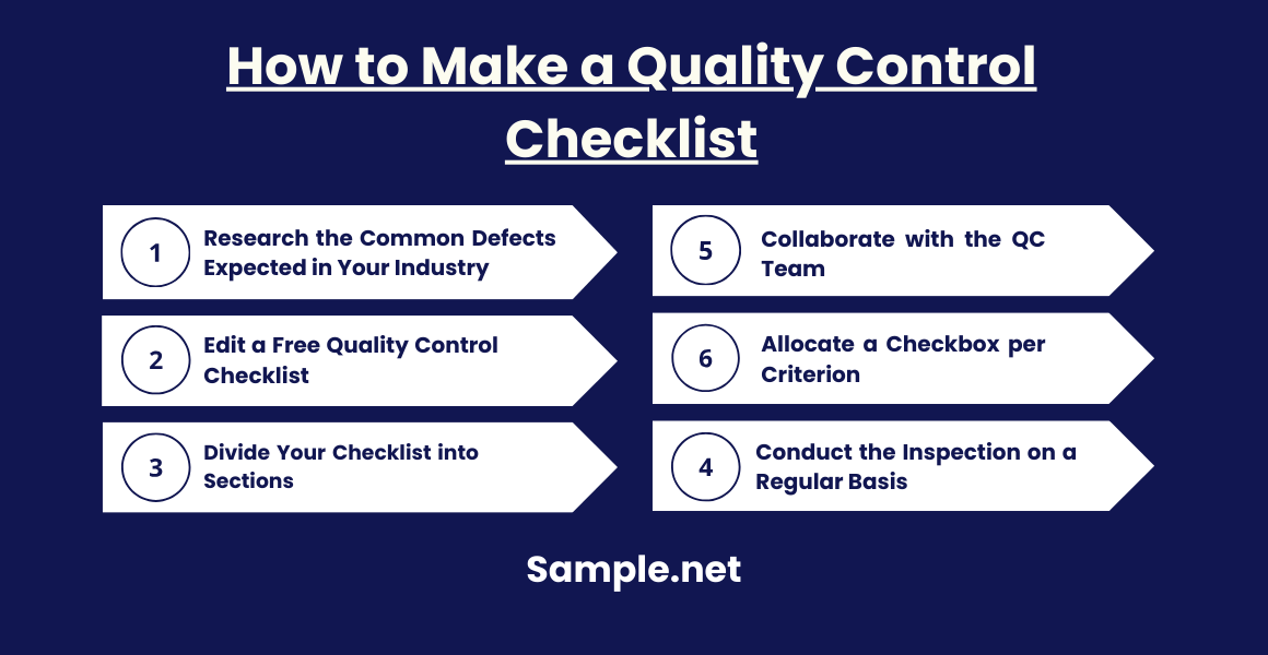 How to Make a Quality Control Checklist