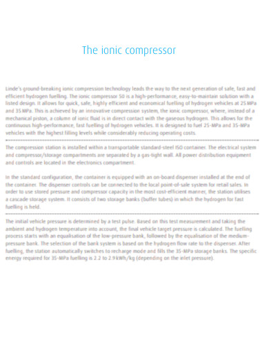 Ionic Compressor