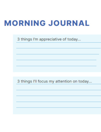 Morning Journal PDF