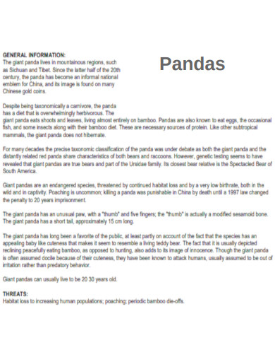 Pandas Information