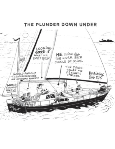 Plunder Down Under Coloring Pages