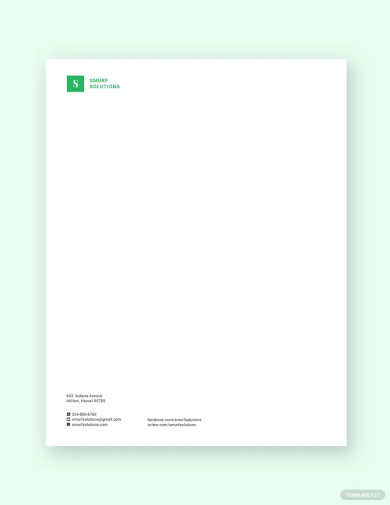 Printable Small Business Letterhead Template