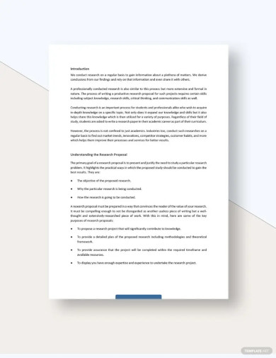 Research Proposal White Paper Template