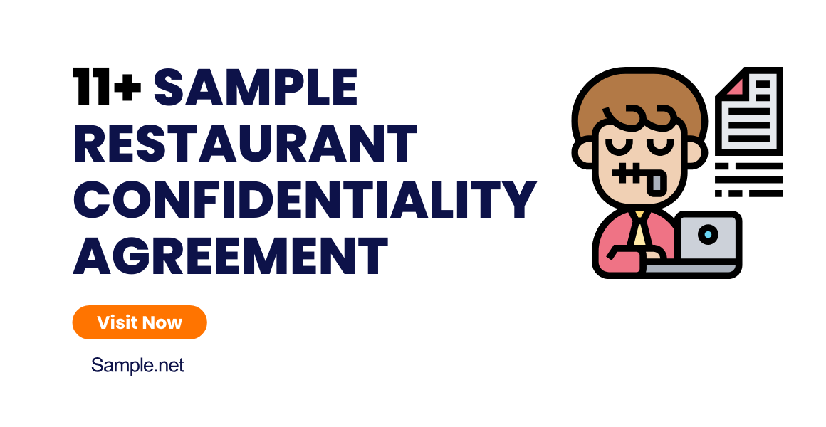 11+ SAMPLE Restaurant Confidentiality Agreement in PDF | MS Word