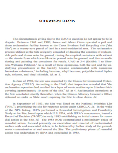 Sherwin Williams PDF