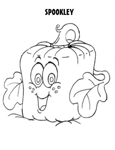 Spookley Coloring Pages