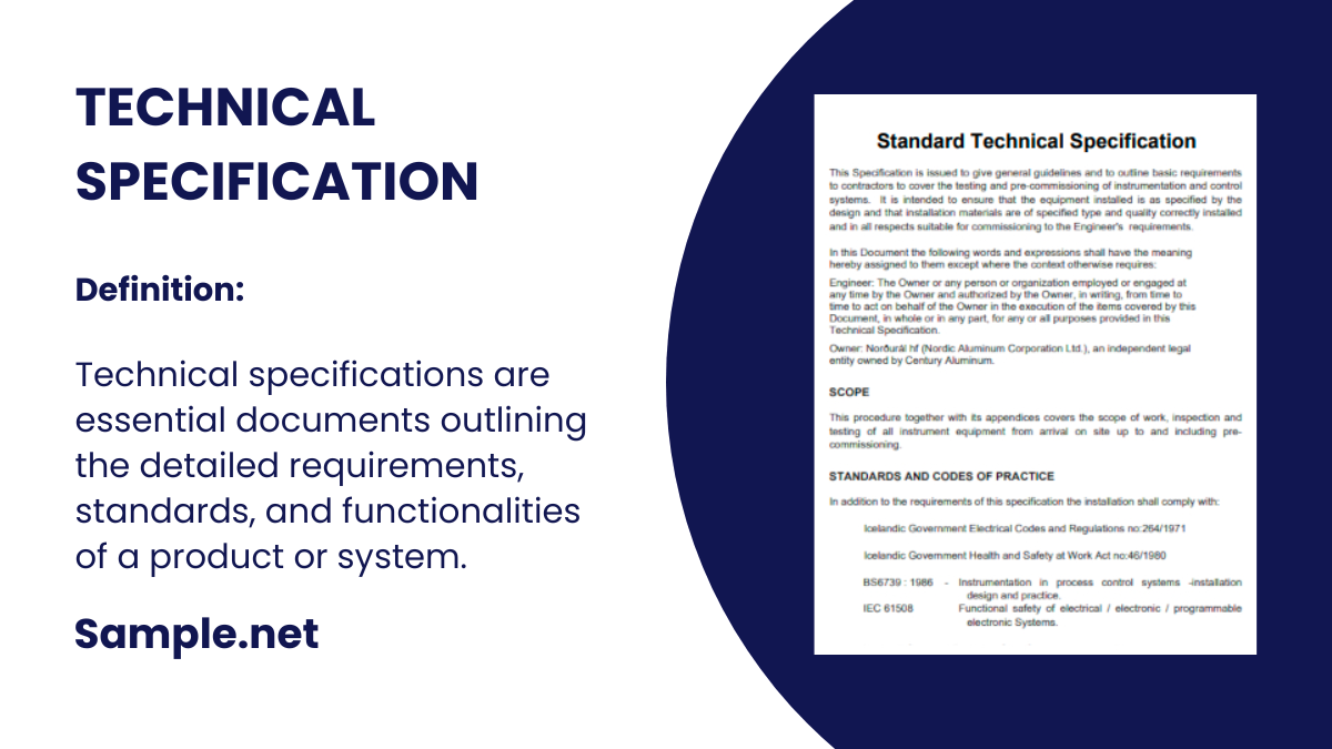 technical specification