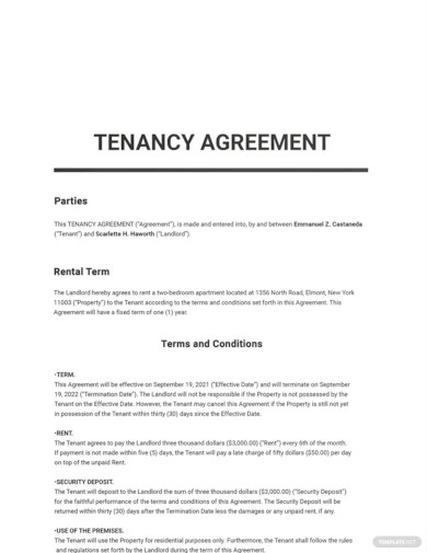 Microsoft Word Rental Agreement Template