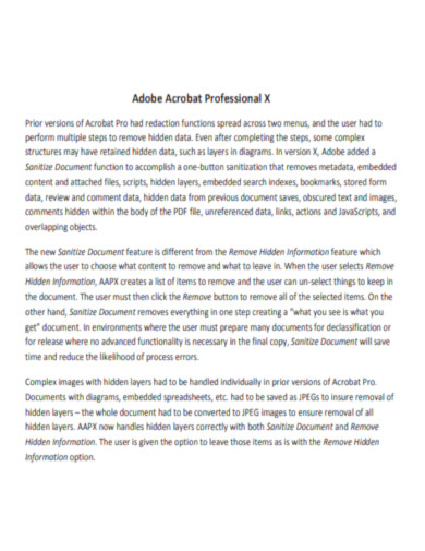 Using Adobe Acrobat Professional X