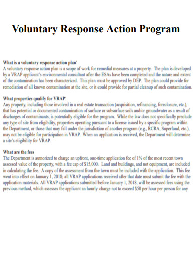 Voluntary Response PDF