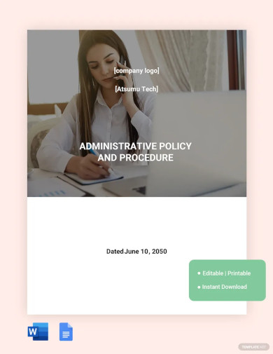 Administrative Policy And Procedure Manual