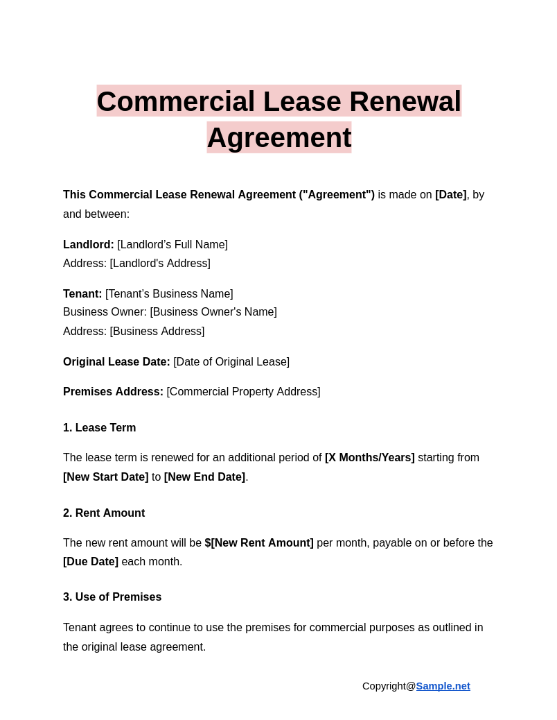 Commercial Lease Renewal Agreement Google Docs 12 17 2024 04 05 PM