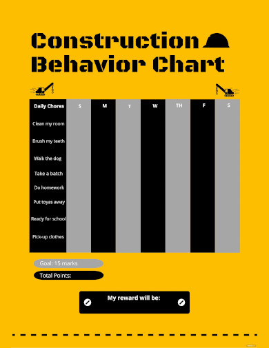 Construction Behavior Chart
