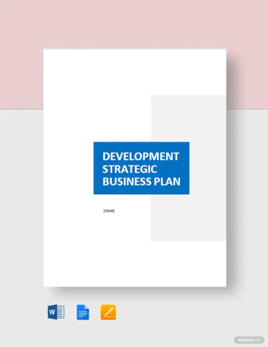 Development Strategic Plan Template