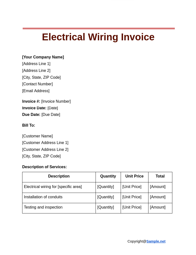 Electrical Wiring Invoice Google Docs 11 28 2024 10 49 AM