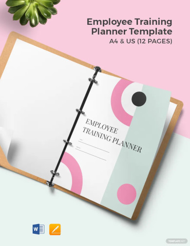 Employee Training Planner Template