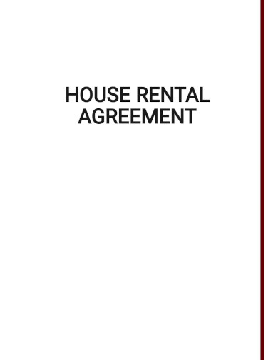 Free Basic House Rental Agreement Template