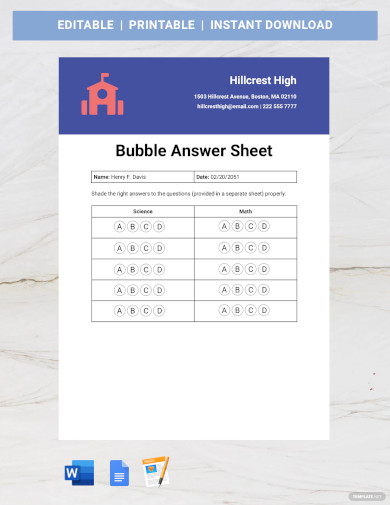 printable bubble sheet 50 questions
