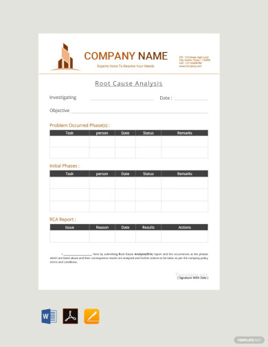 Free Simple Root Cause Analysis Template