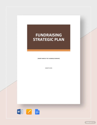 Fundraising Strategic Plan Template