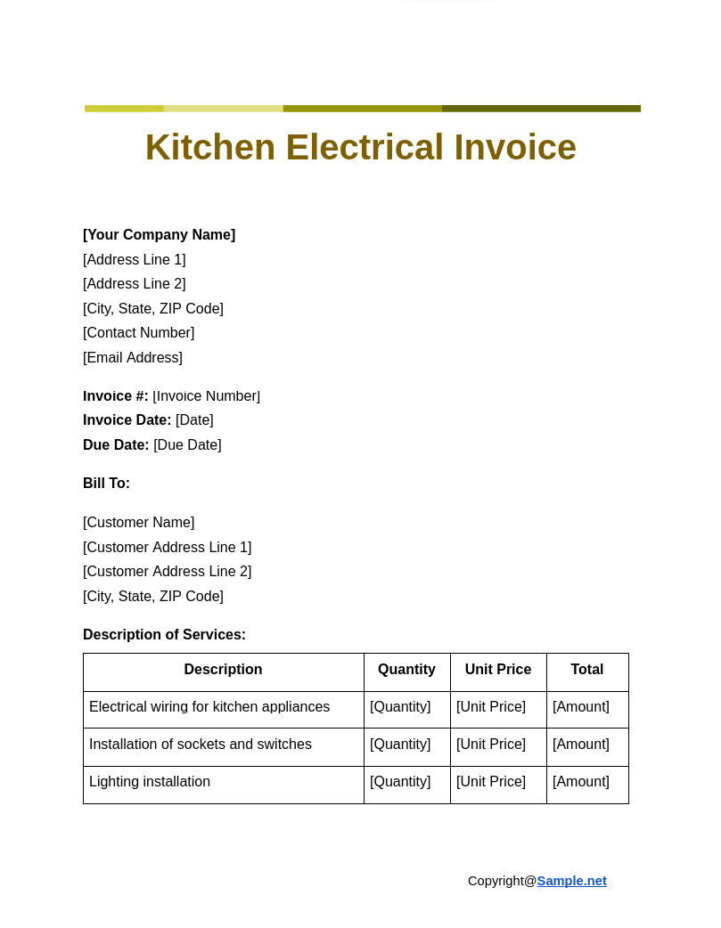 Kitchen Electrical Invoice Google Docs 11 28 2024 10 49 AM