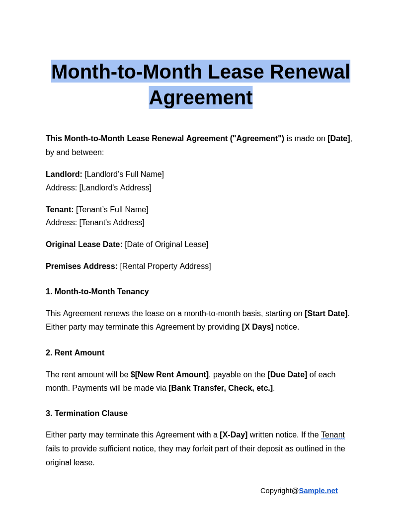 Month to Month Lease Renewal Agreement Google Docs 12 17 2024 04 06 PM