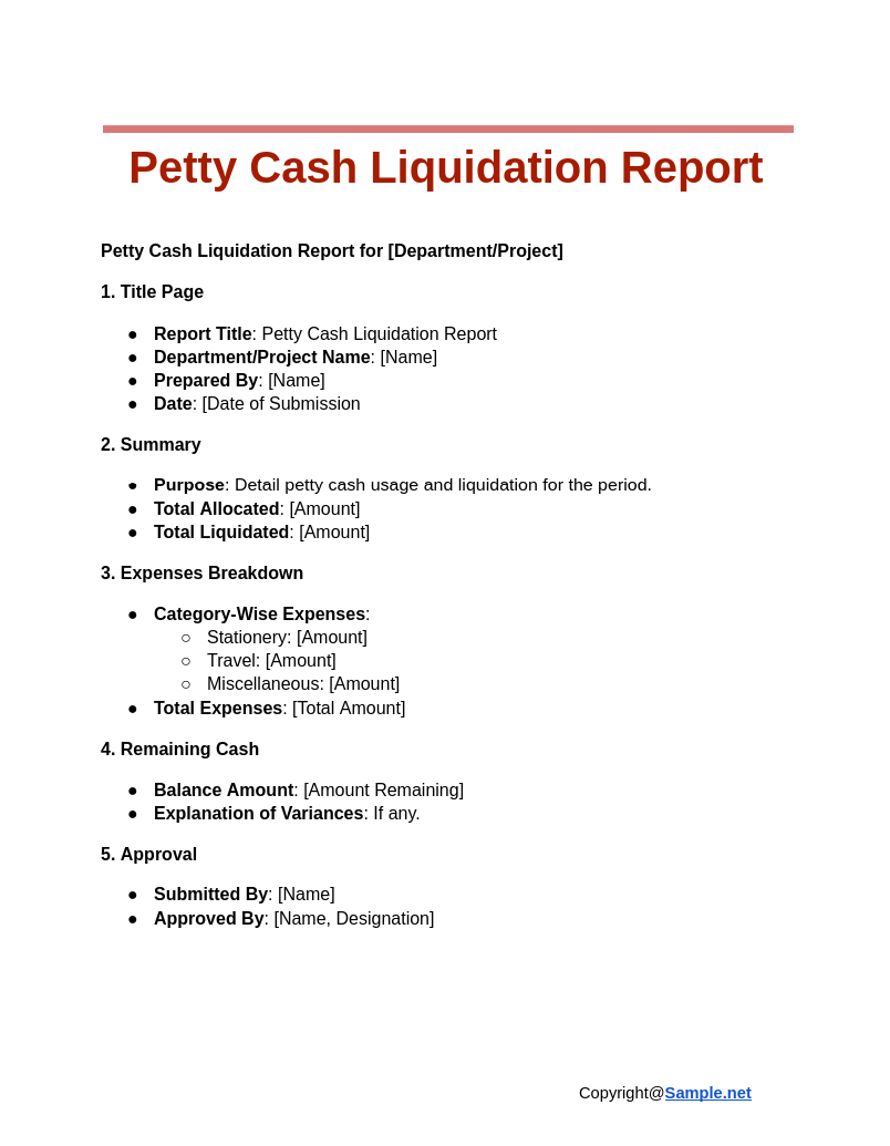 Petty Cash Liquidation Report Google Docs 11 28 2024 11 04 AM