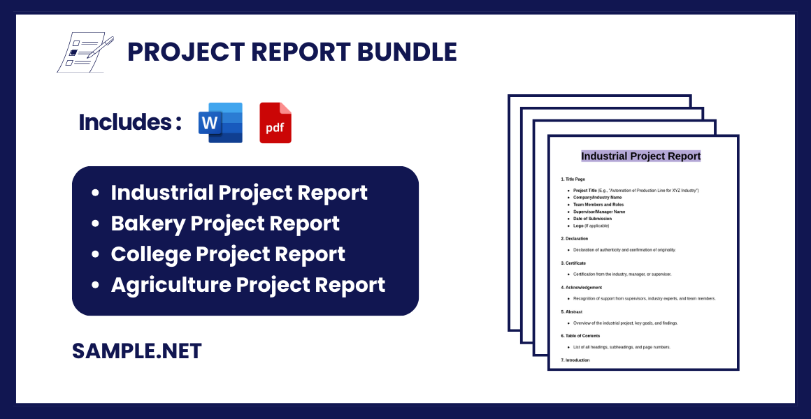 project report bundle