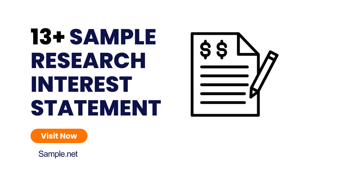 sample research interest statement