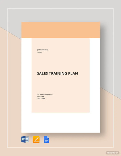 Sales Training Plan Template