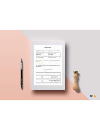 Sample Puppy Sales Contract Template