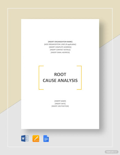 Sample Root Cause Analysis Template