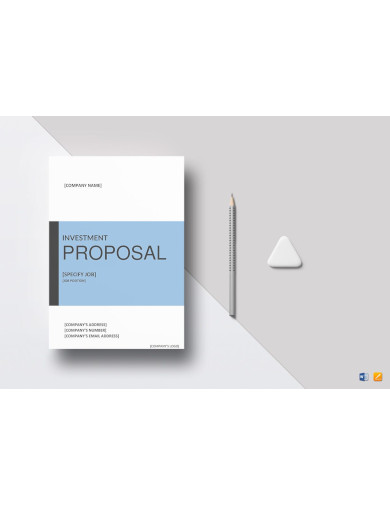 Standard Investment Proposal Template