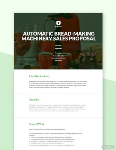 Free Technology Sales Proposal Template