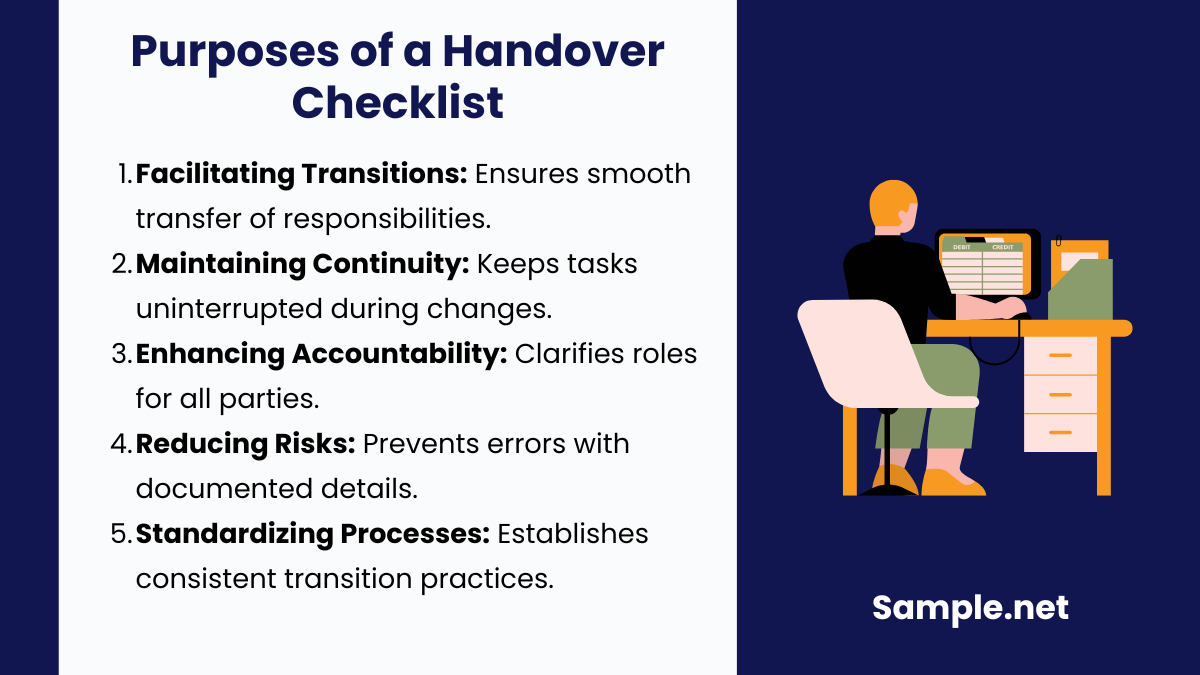 Purposes of a Handover Checklist