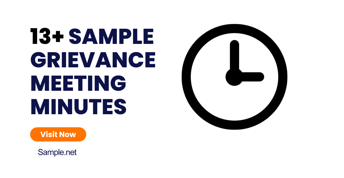 sample grievance meeting minutes