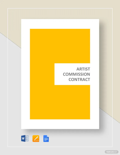 Artist Commission Contract Template
