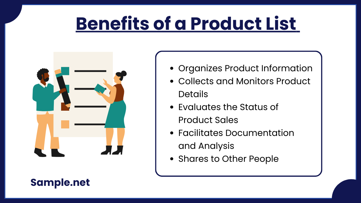 Benefits of a Product List