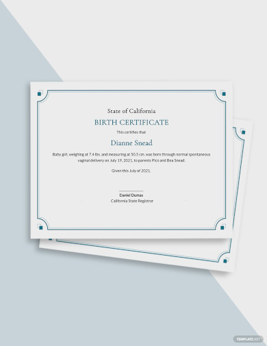birth certificate template for microsoft word