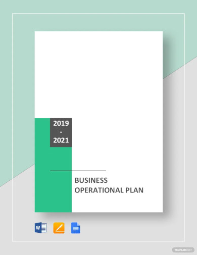 Business Operational Plan Template