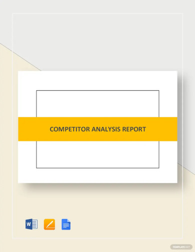 Competitor Analysis Report Template