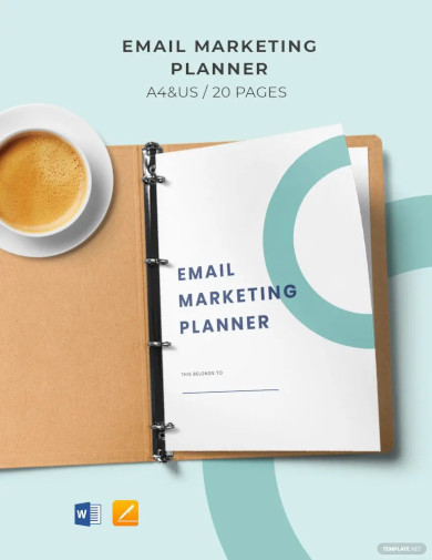 Email Marketing Planner Template