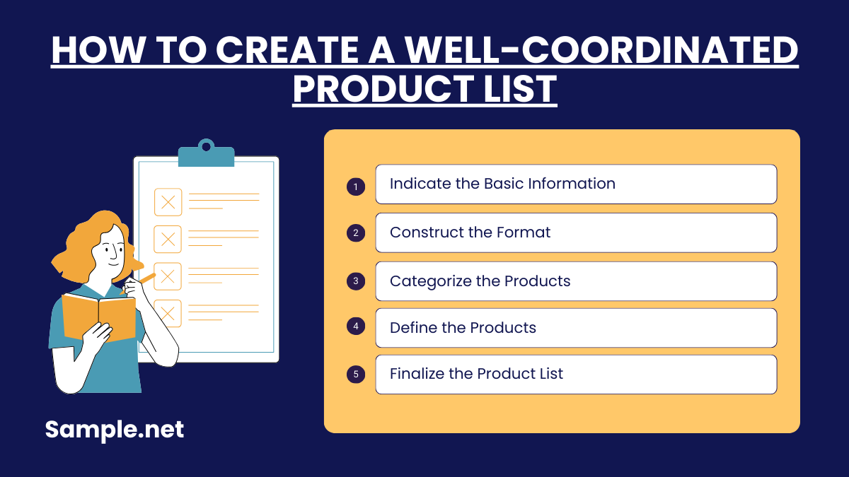 How to Create a Well-Coordinated Product List